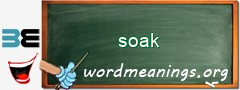 WordMeaning blackboard for soak